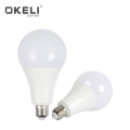 OKELI High Quality Heat Dissipation CE RoHS Certification Aluminum Plastic Material 5 W 7 W 9 W 12 W 15 W 18 W E27 B22 LED Bulb